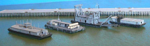 Barges serving Mare Island